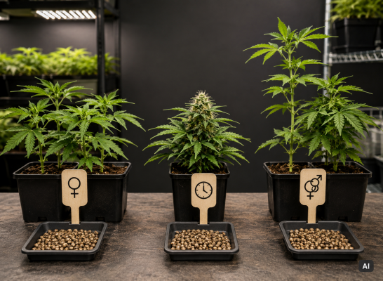 Feminisiert, autoflowering oder regulär: Welche Samenart passt zu Ihrem Vorhaben? - Feminisiert oder Autoflower: Cannabis-Samen im Vergleich
