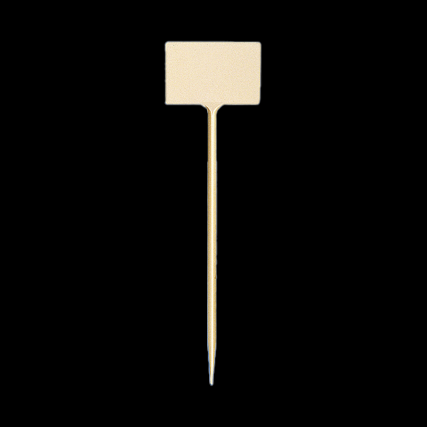 Standetiketten 13,5 cm 3x5x13,5cm creme