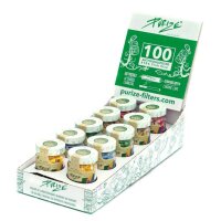 PURIZE® XTRA Slim 5,9mm Size Aktivkohlefilter 100...