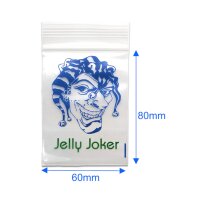 100 x JJ-Zipperbags Joker Head, 70µm – dicke...
