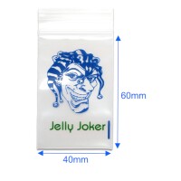 100 x JJ-Zipperbags Joker Head, 70µm – dicke Qualität – Baggys