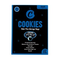 Cookies Sacks Black, geruchsdichter Zip-Beutel, 12...