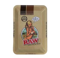 RAW Girl Mini Metal Rolling Tray Mini 18,0 x 12,5 cm
