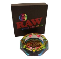 Raw Aschenbecher aus Glas Mehrfarbig