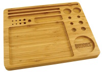 BUDDIES Bamboo Rolling Tray groß, 30,5x25x2 cm