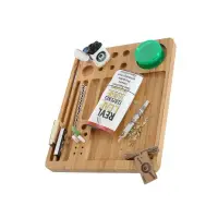 BUDDIES Bamboo Rolling Tray groß, 30,5x25x2 cm