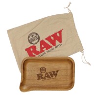 RAW Wooden Rolling Tray Spout 28,5 × 18,5 × 2 cm