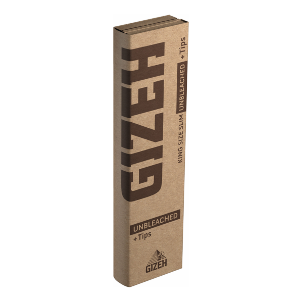GIZEH Unbleached King Size Slim + Tips