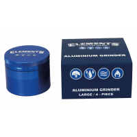 Elements Red Grinder Aluminium 4‑Part – Large (Ø 61 mm)