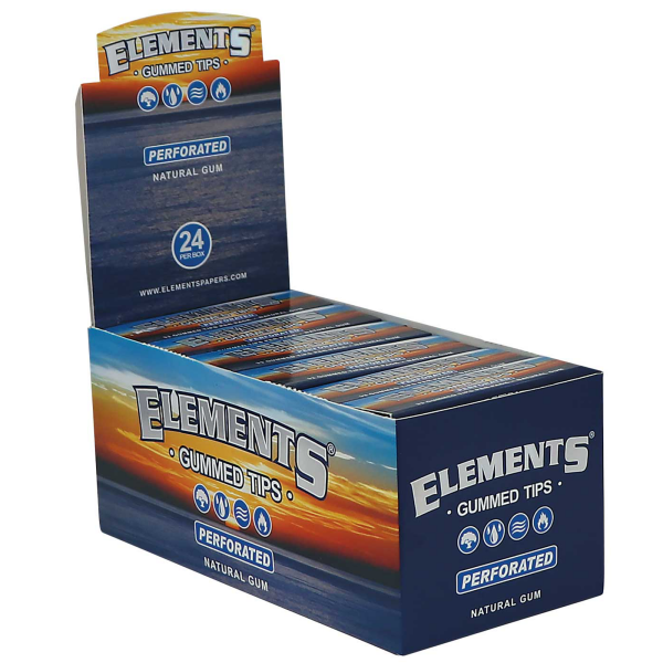 Elements Gummed Perforated Tips – Regular (33Stück)