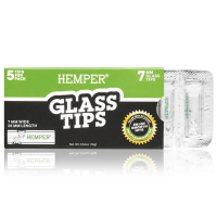 Hemper Glass Filter Tips 6 mm (5-Pack)