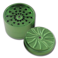 Black Leaf Masher Aluminium Grinder 4-tlg.