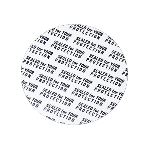 Manipulationssichere Versiegelung für Miron Weithalsdose Saturn 150 ml, Schwarz
