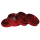 Elements Red Grinder Aluminium 4‑Part – Medium (Ø 50mm)