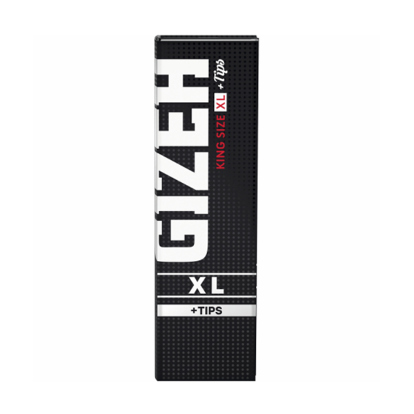 GIZEH BLACK King Size XL + Tip