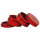 HAMMERCRAFT x RAW Aluminium Grinder 4-teilig Rot – Größe M