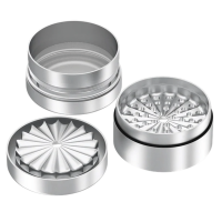Californias Choice Hollywood 2.0 Toothless Grinder silber
