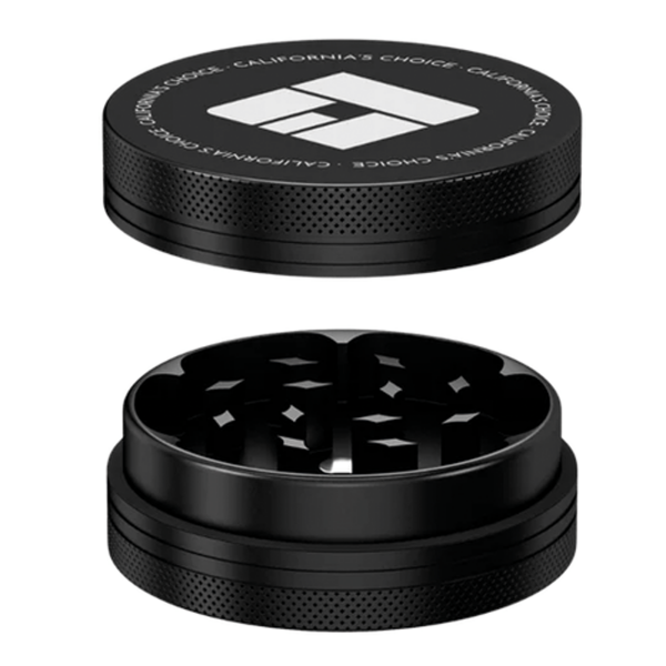 Californias Choice 2-Teiliger Aluminium Grinder Compton schwarz