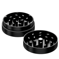 Californias Choice 2-Teiliger Aluminium Grinder Compton schwarz