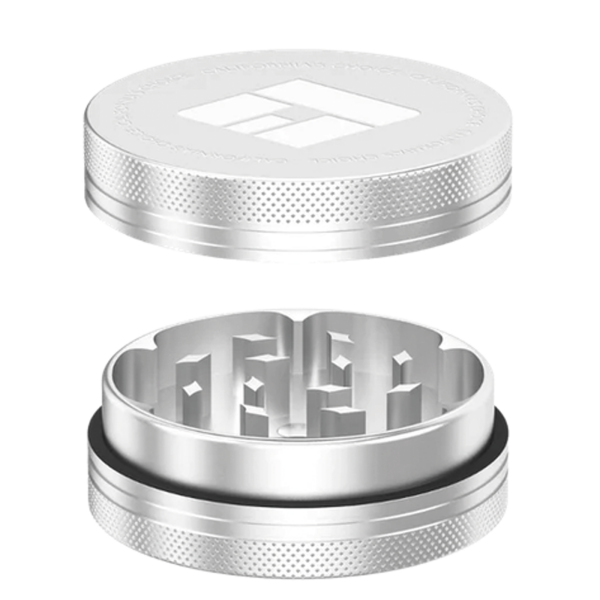 Californias Choice 2-Teiliger Aluminium Grinder Compton silber
