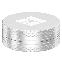 Californias Choice 2-Teiliger Aluminium Grinder Compton silber