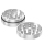Californias Choice 2-Teiliger Aluminium Grinder Compton silber