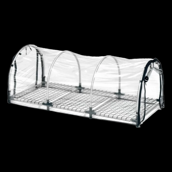 Mini-Gewächshaus JUMBO XXL mit Heizmatte, 60x130x50cm, Transparent